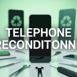 c'est quoi un telephone reconditionné smartphone réparation symbole écologique