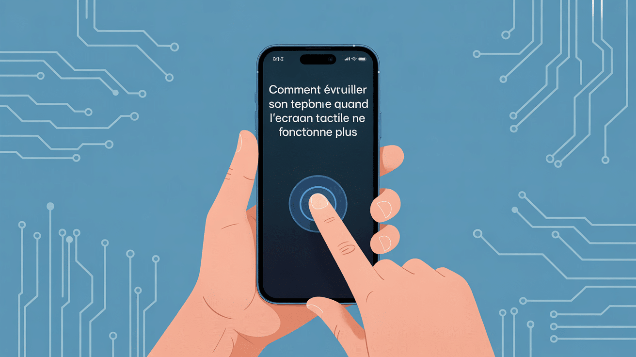 Comment déverrouiller un téléphone quand le tactile ne marche plus image