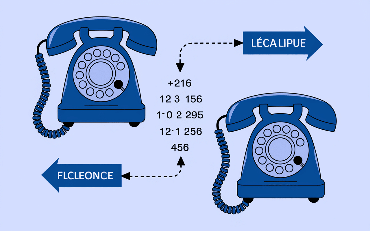 indicatif 216 quel pays étape appel Tunisie