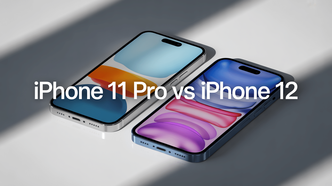 iphone 11 pro vs iphone 12 côte à côte design écran