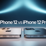 iphone 12 vs iphone 12 pro côte à côte, comparaison design