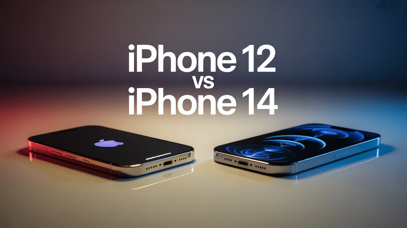 iphone 12 vs iphone 14 côte à côte comparatif