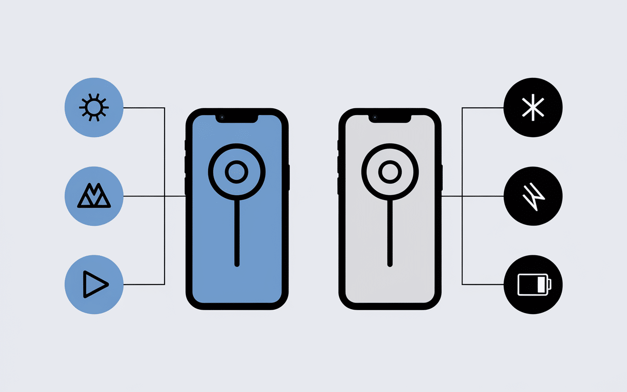 Tableau comparatif des différences iPhone 13 vs 13 Pro