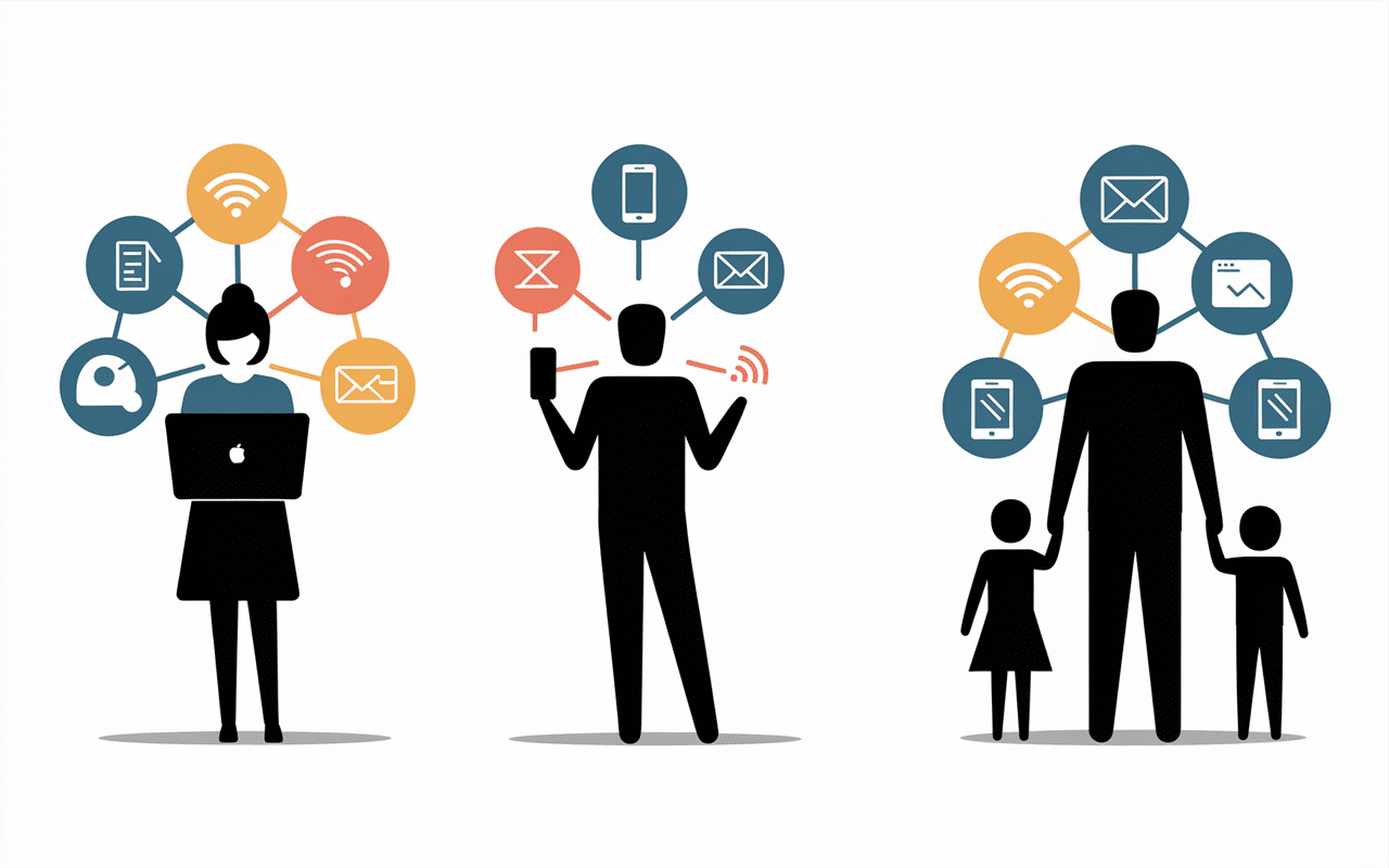 illustration sfr ou bouygues besoins internet mobile pack