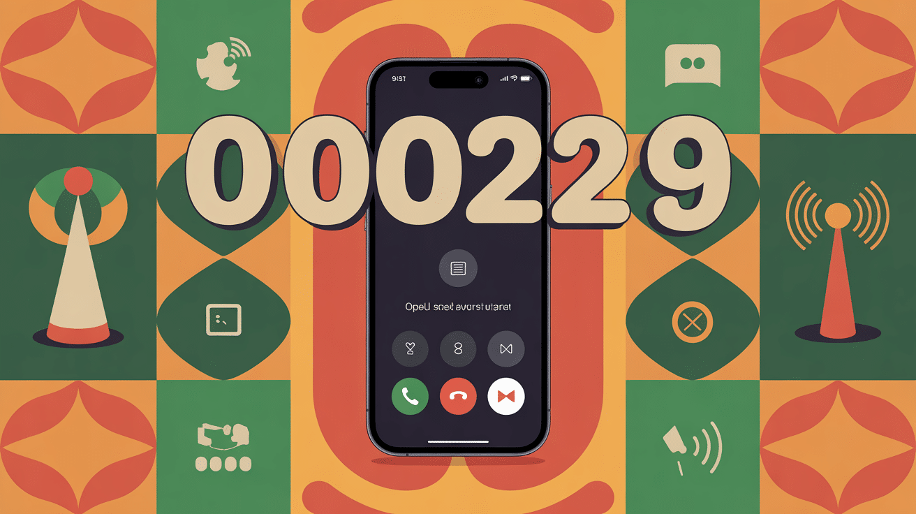 00229 indicatif de quel pays visuel smartphone appel Bénin