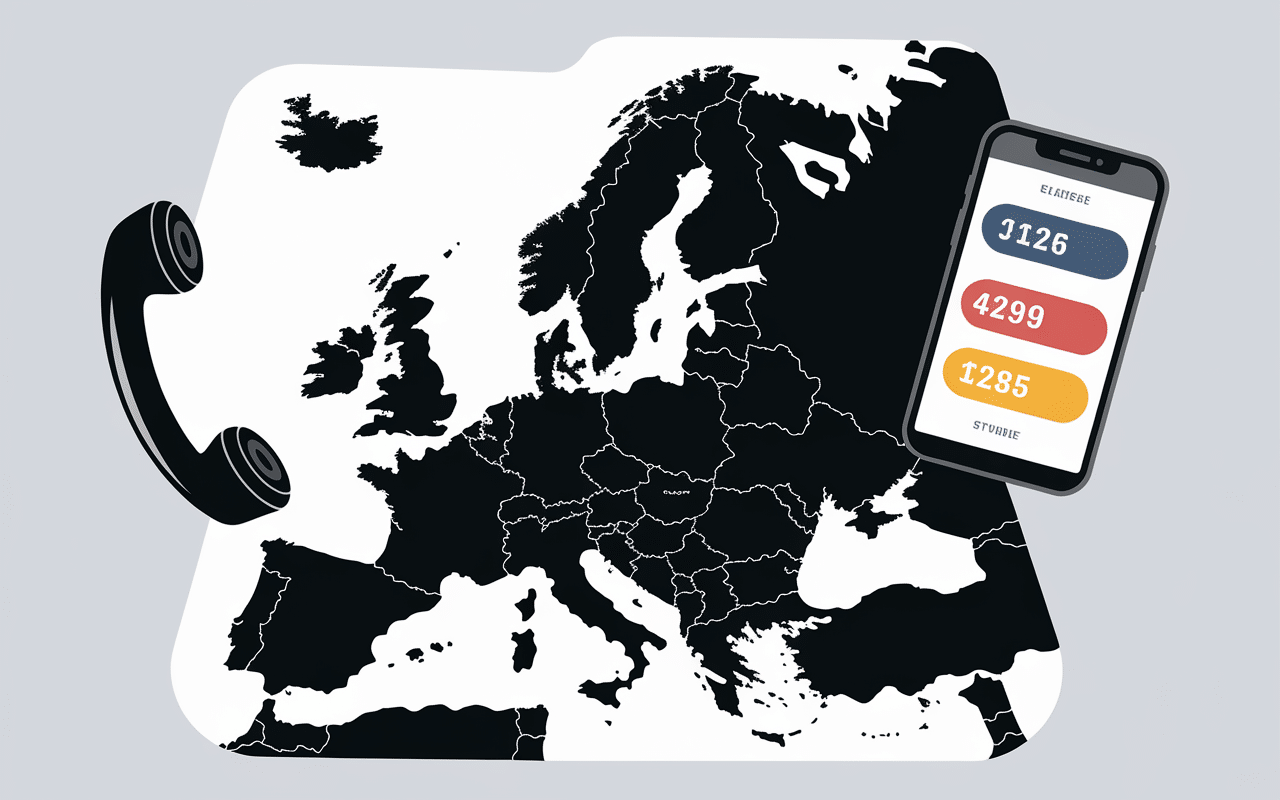 0049 indicatif de quel pays sur carte Europe Allemagne