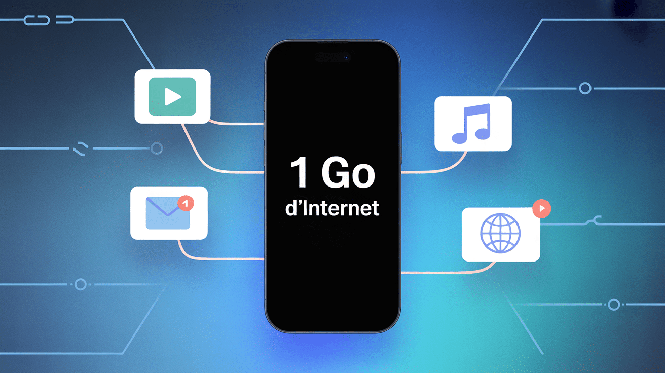 1 go internet combien de temps illustration smartphone usages