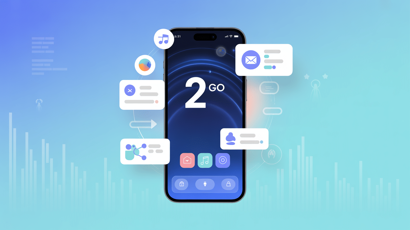 2go internet combien de temps illustration smartphone usages