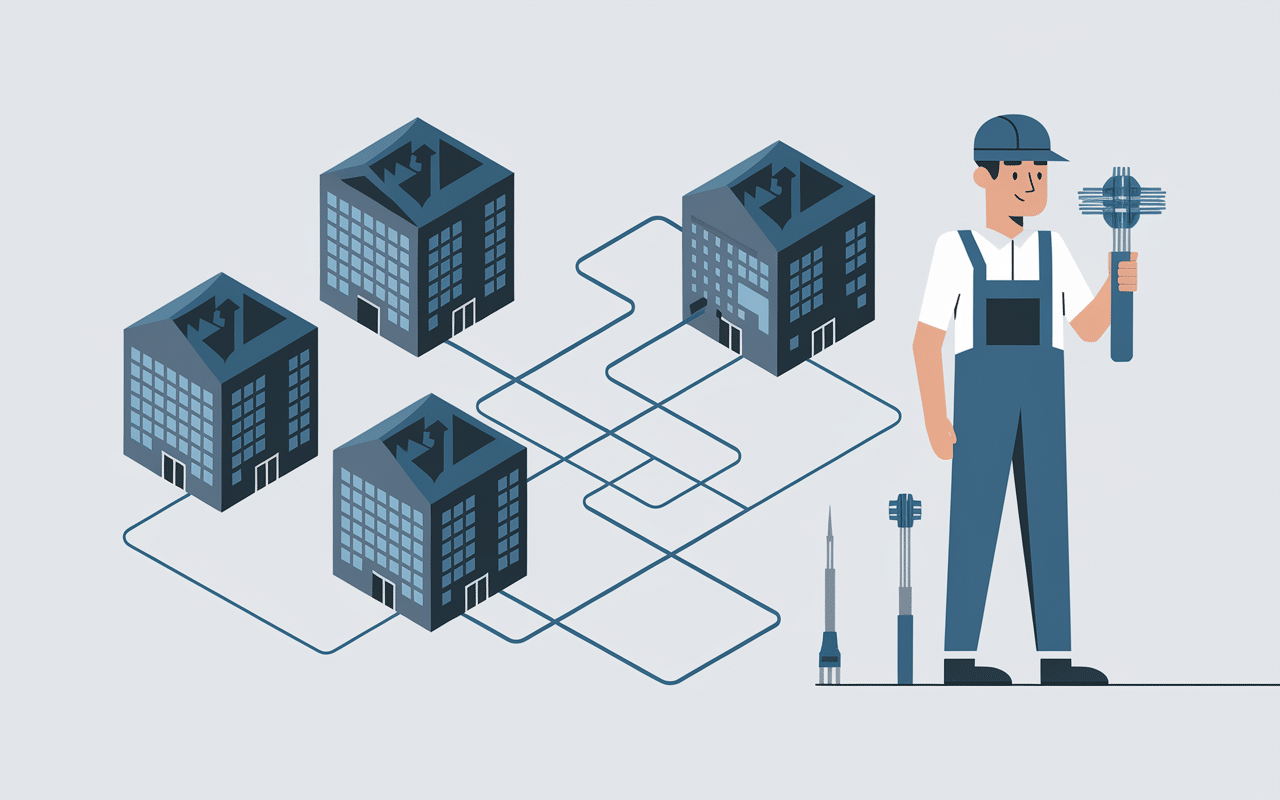 schéma arrivée fibre optique logement comment avoir la fibre chez soi