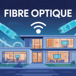 maison connectée fibre optique moderne comment avoir la fibre chez soi