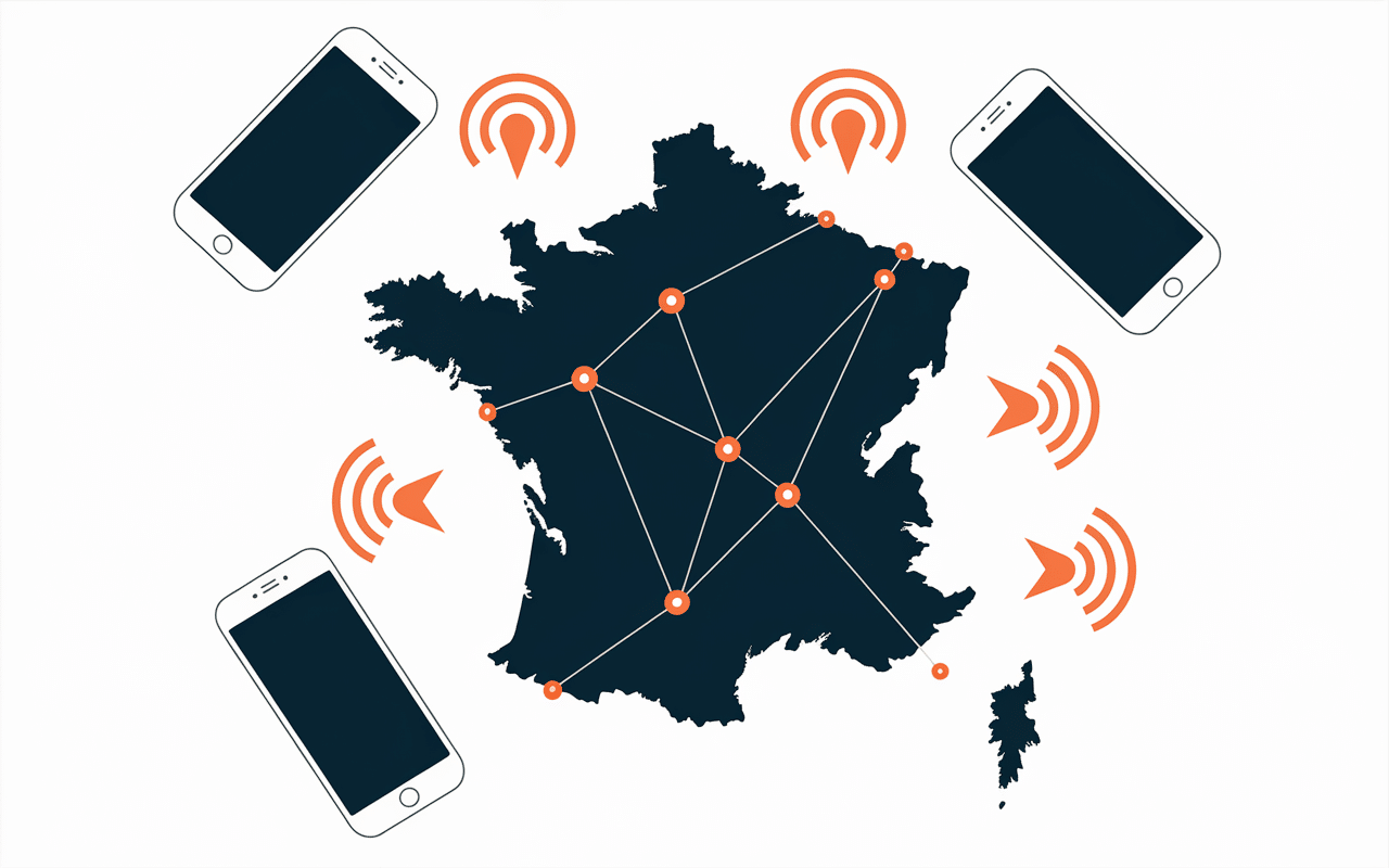 coriolis quel opérateur carte réseau France et antennes