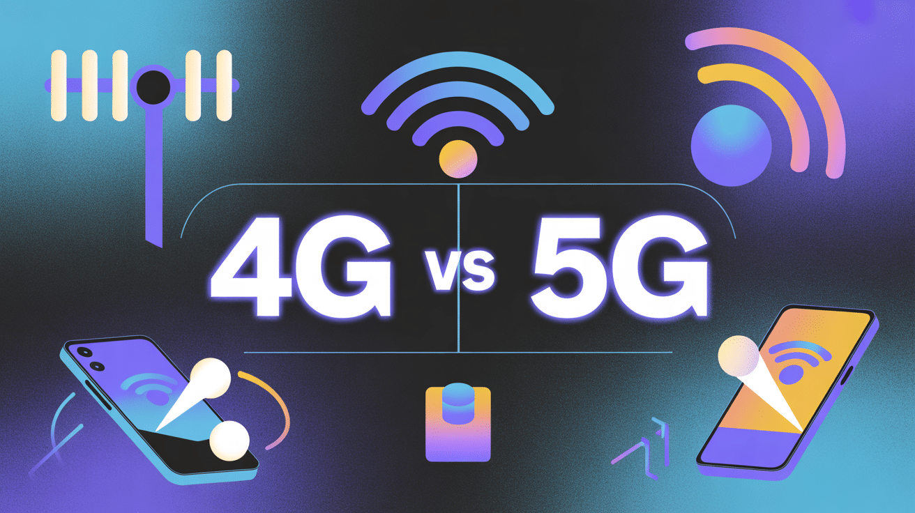 différence entre 4g et 5g image transition technologique