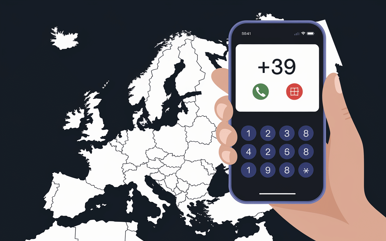 indicatif 39 quel pays appel entrant sur telephone