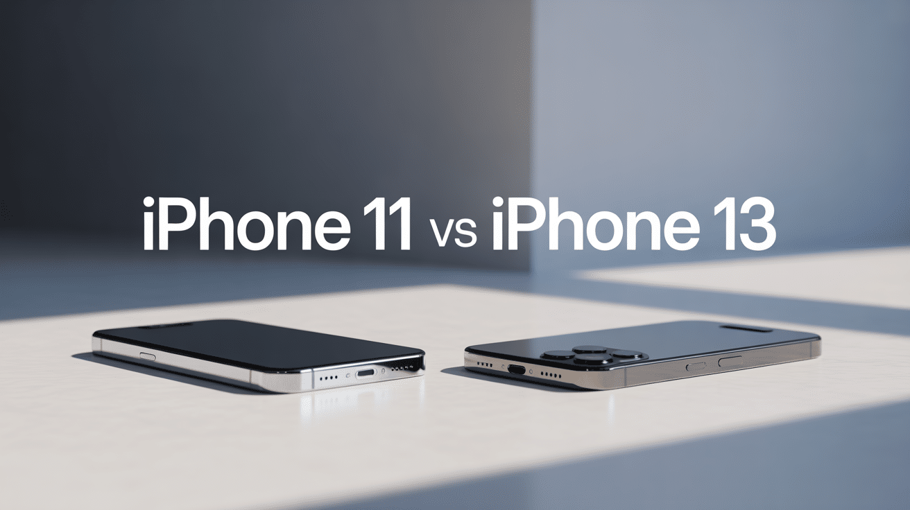 iphone 11 vs iphone 13 deux modèles côte à côte