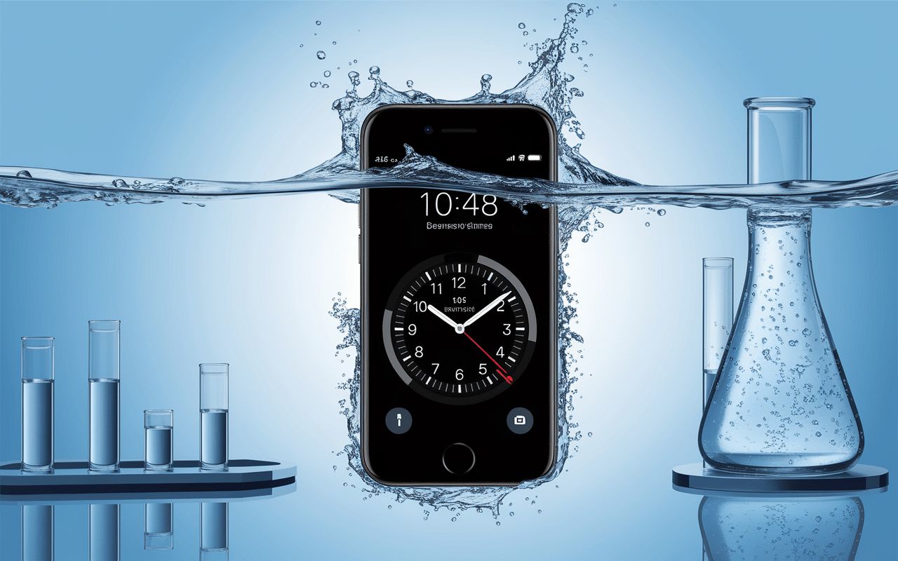 iphone 14 waterproof ou pas schéma niveau d'étanchéité