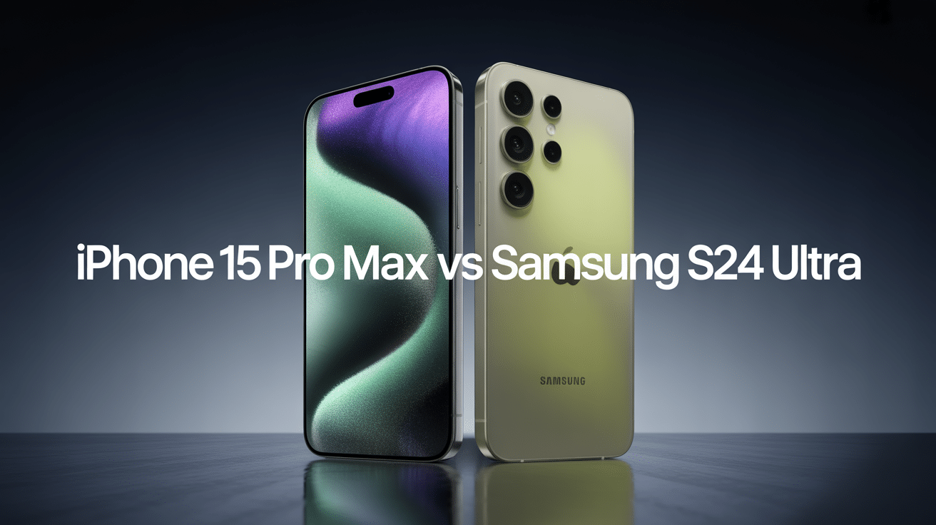 iphone 15 pro max vs samsung s24 ultra design deux modeles