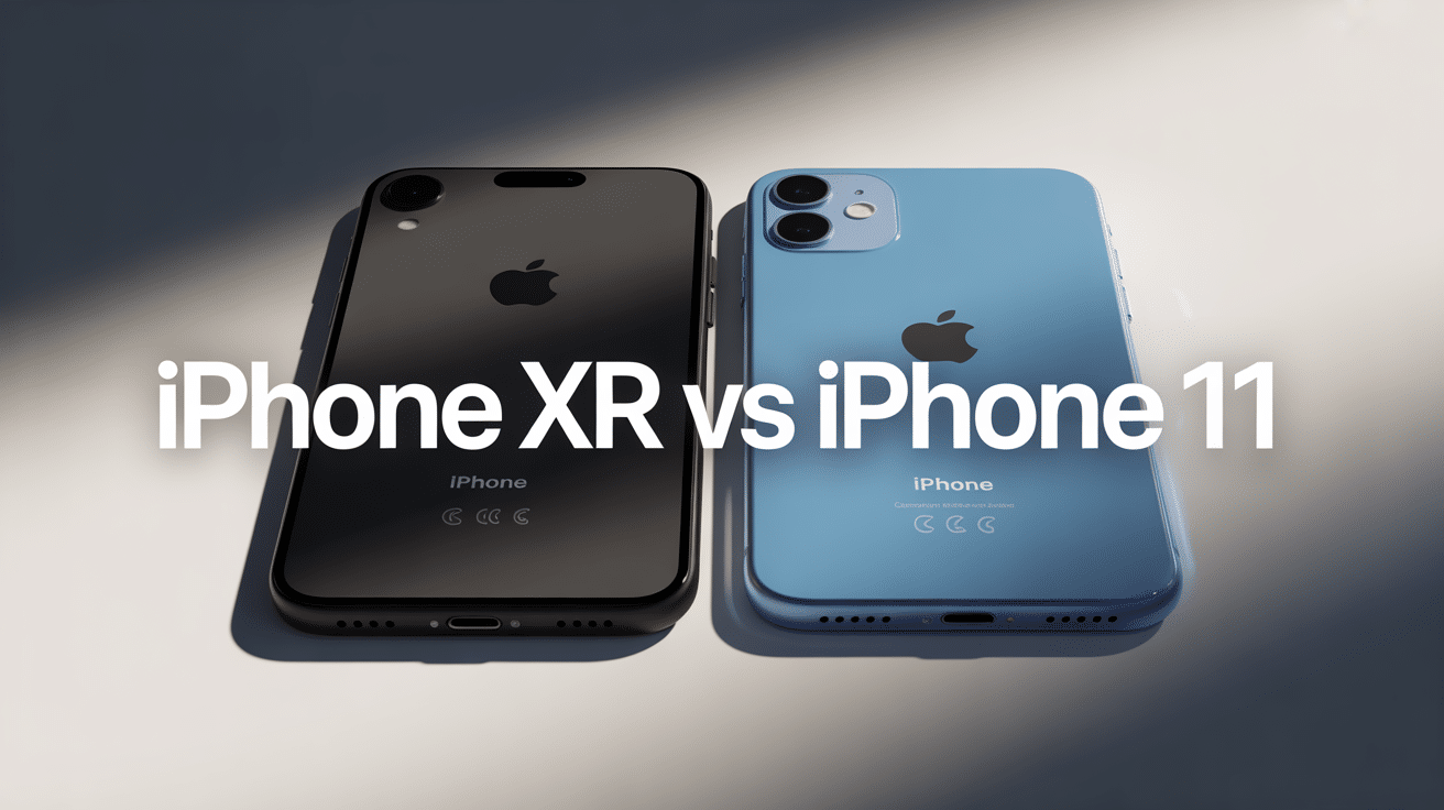 iPhone XR vs iPhone 11 côte à côte