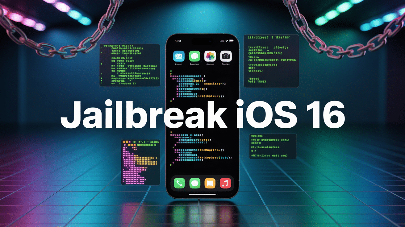 Jailbreak iOS 16 smartphone moderne liberation