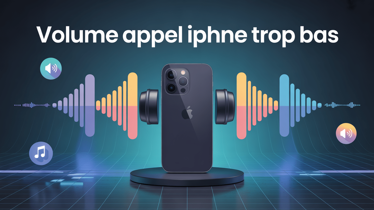 le son de mon iphone est faible quand j'appelle image smartphone ondes audio