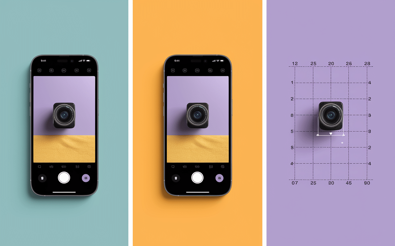 prendre une photo d identité avec son téléphone étape trépied à dimensions correctes