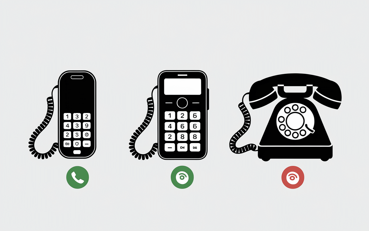 Schema telephone fixe compatible fibre sfr filaire sans fil analogique