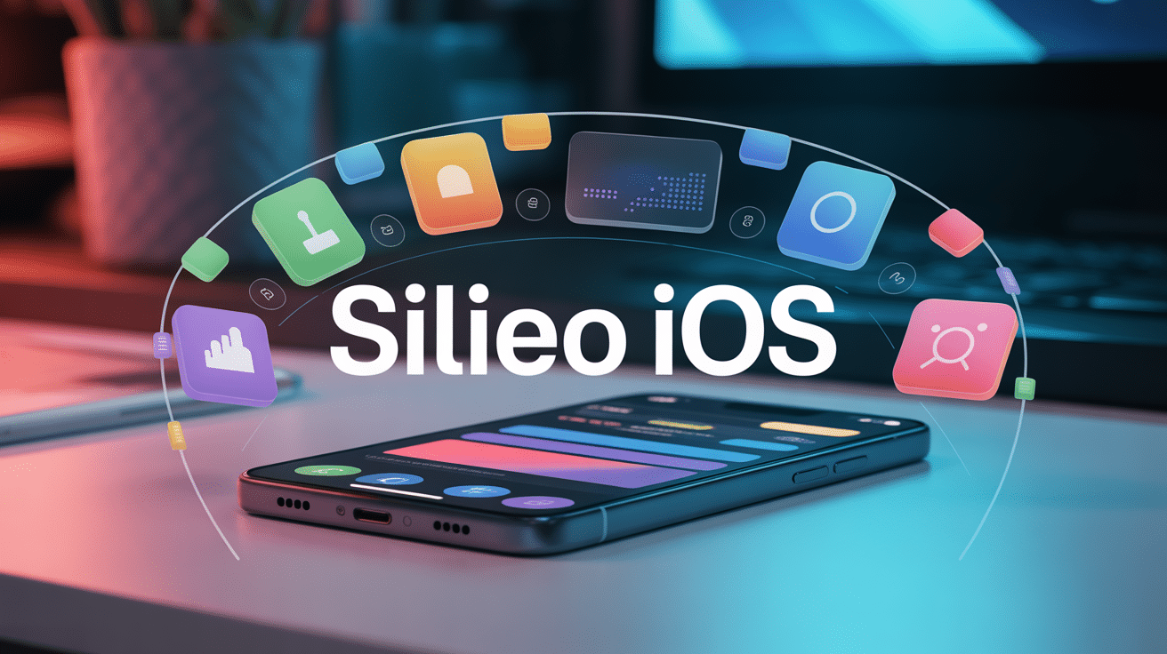 sileo ios interface personnalisée smartphone