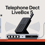 telephone dect compatible livebox 5 pose a cote de livebox