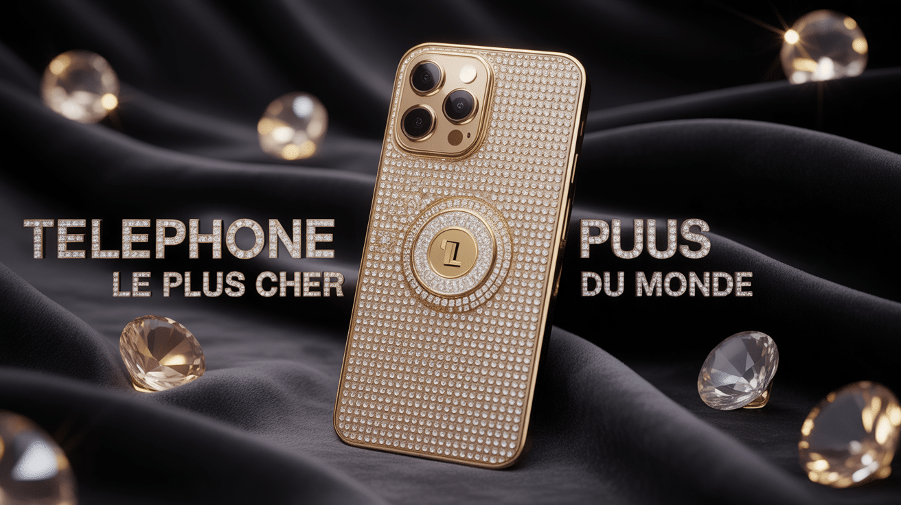 Smartphone or massif diamants, téléphone le plus cher du monde