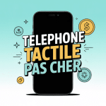 telephone tactile pas chere illustration moderne