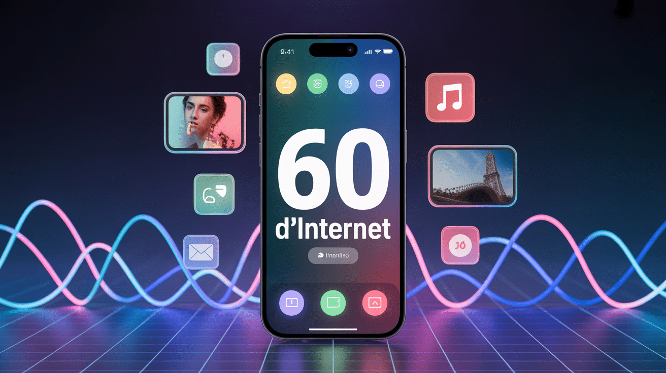 60 go internet combien de temps sur smartphone et usages courants