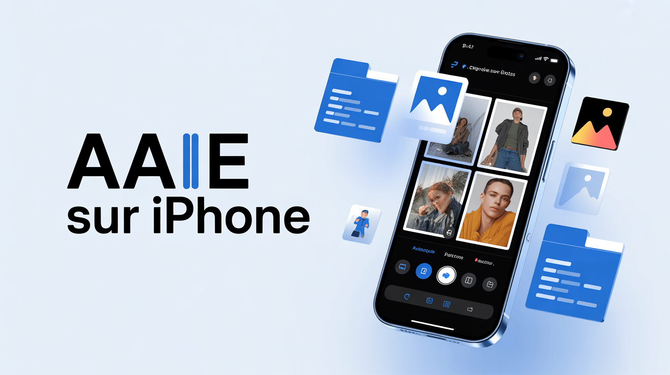 aae iphone illustration smartphone galerie fichiers