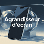 agrandisseur d'écran transparent pour smartphone affichage agrandi