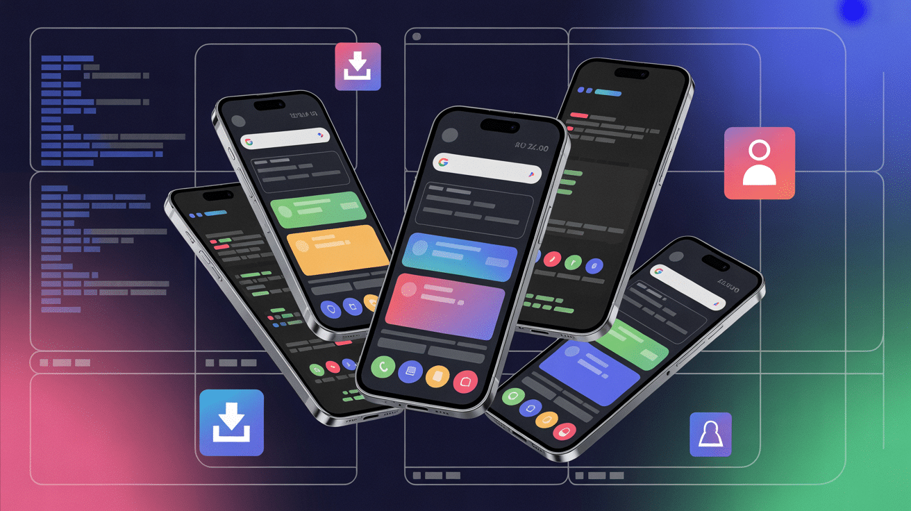 application jailbreak affichant interfaces personnalisées sur mobile