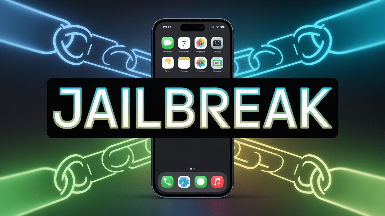 application jailbreak sur smartphone illustrant la liberté numérique