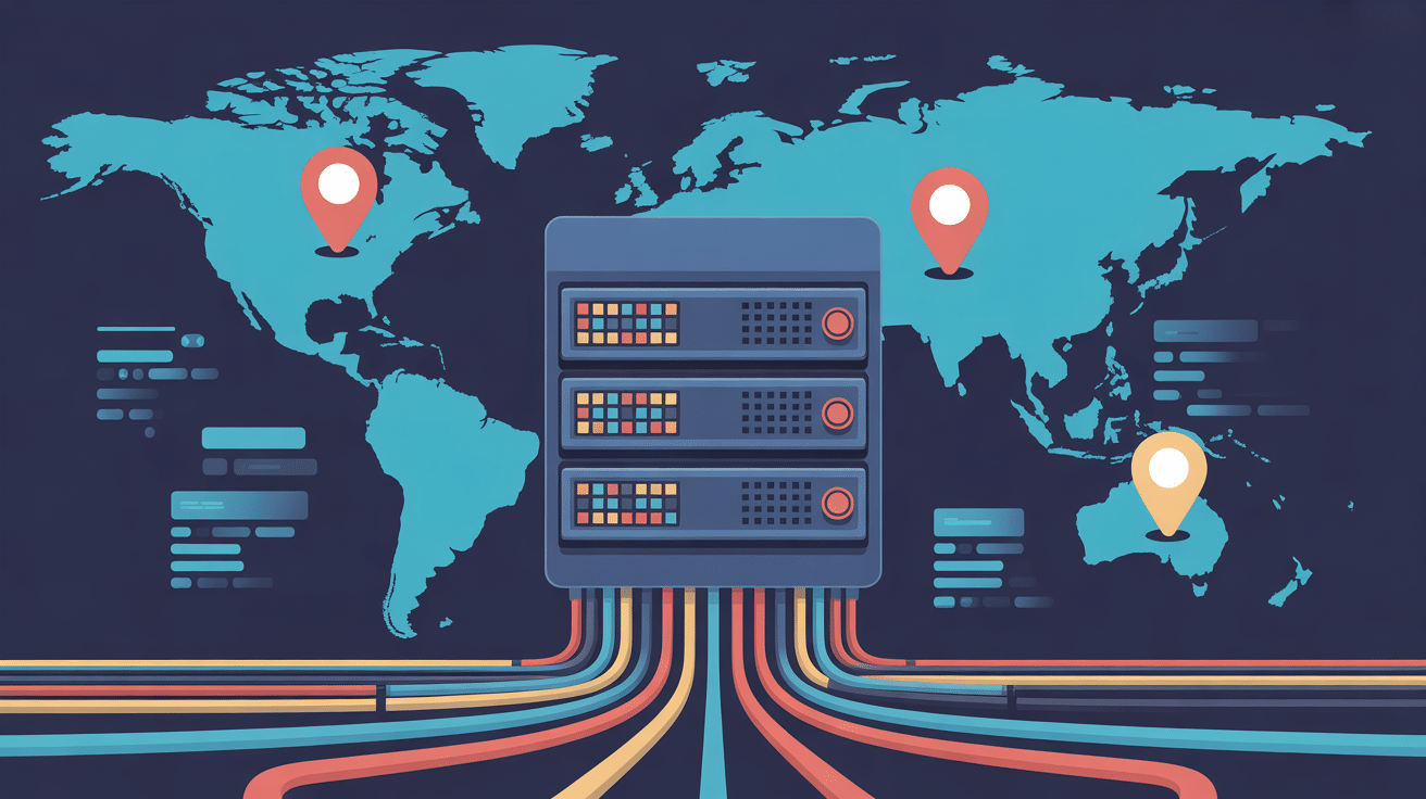 Serveur et carte pour montrer dans quel pays est située l'adresse IP 69.55.254.193