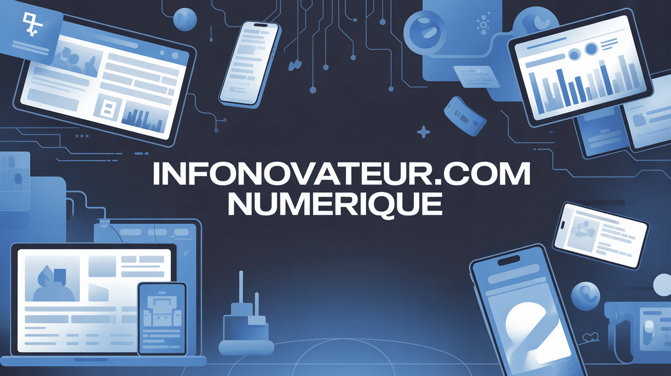 infonovateur.com numérique illustration technologie flottante