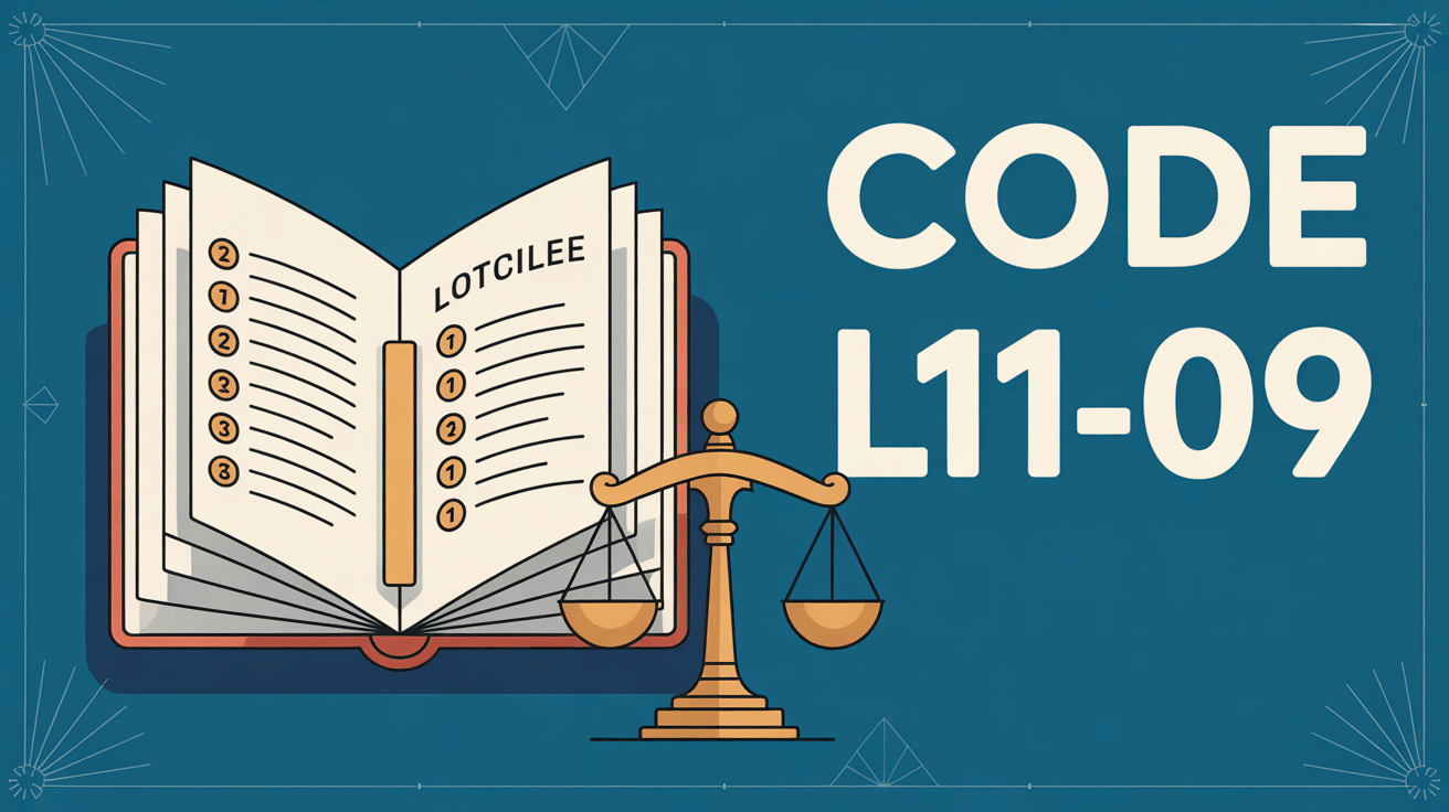 illustration code l11-09 loi et justice