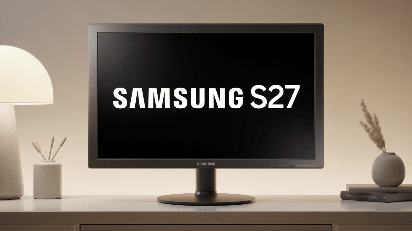 samsung s27 écran pc moderne