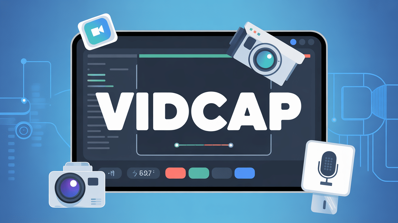 Vidcap interface enregistrement vidéo ordinateur