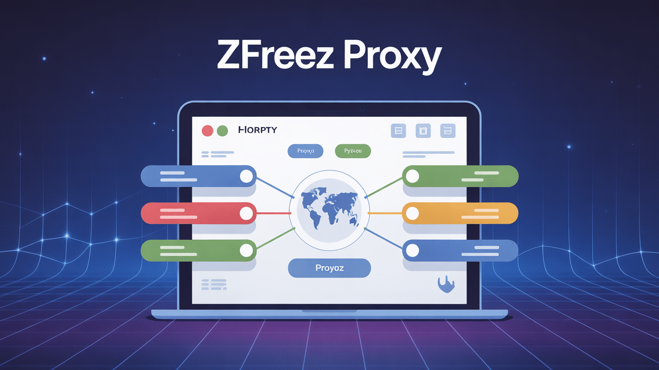 zfreez proxy écran ordinateur connexion serveurs