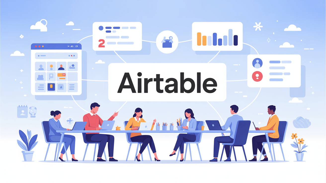 airtable illustration tableur base de données