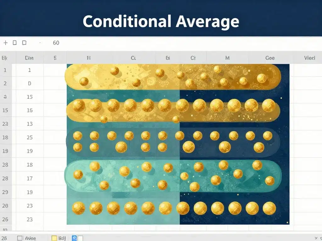 calculer une moyenne sur excel illustration conditionnelle