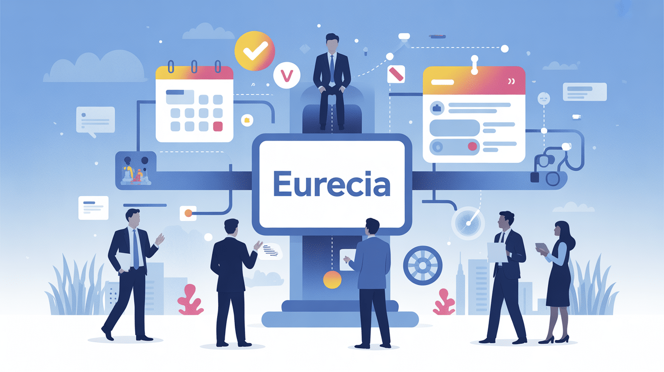 illustration eurecia SIRH moderne collaboratif