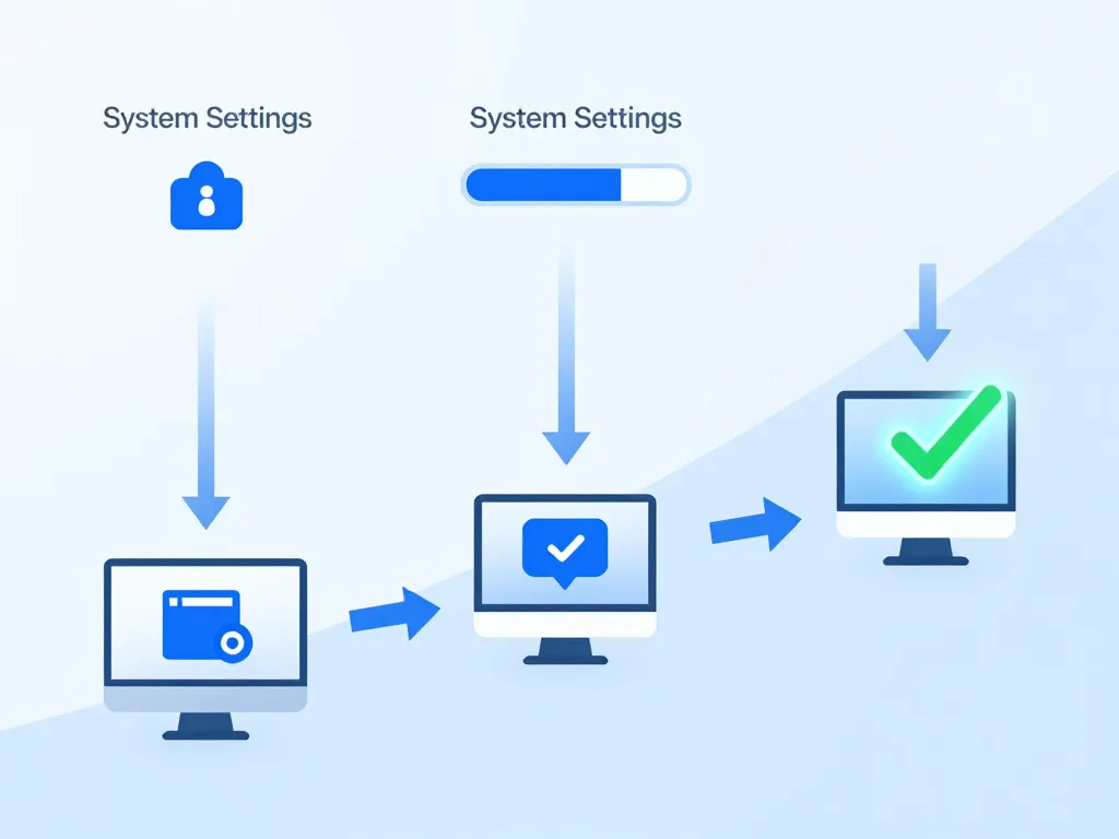 Diagramme mise a jour safari mac etapes cles