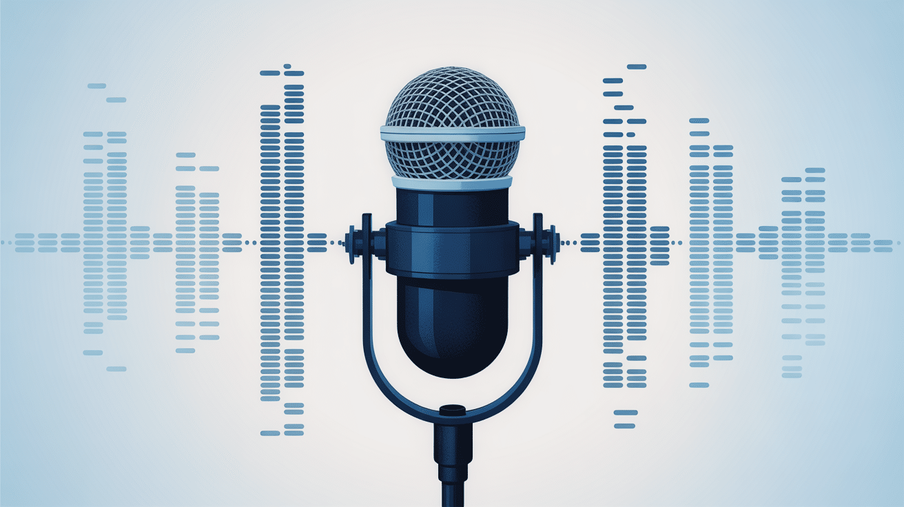 transcri audio illustration texte