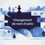 udriz change de nom illustration identité numérique moderne