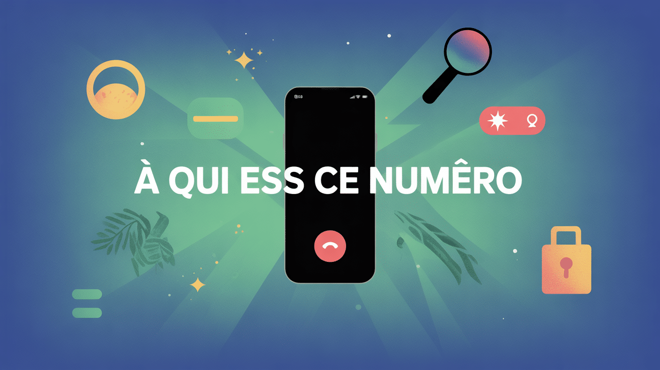 illustration a qui est ce numero sur ecran smartphone