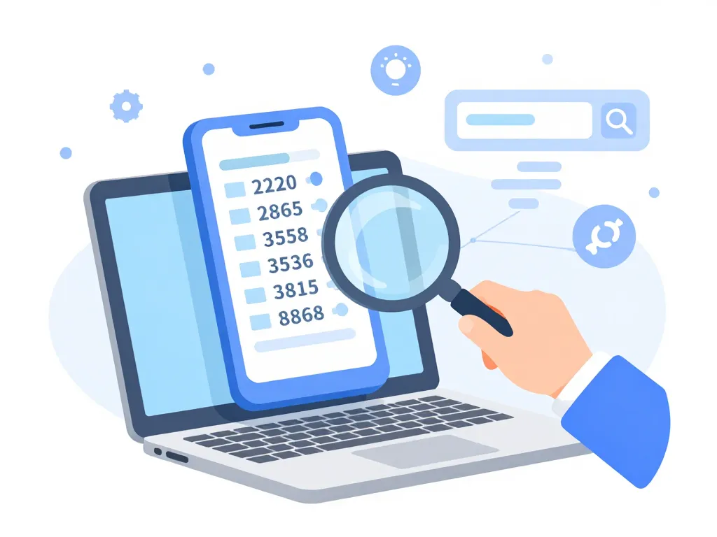 ordinateur recherche a qui est ce numero