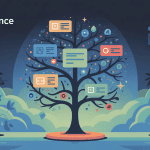 image arborescence site web arbre stylisé catégories