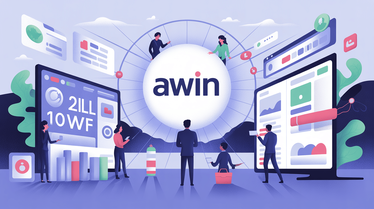 Illustration affiliation Awin 2026